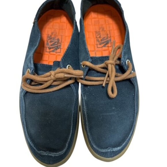 Vans Other - VANS Sneakers Off The  Wall Navy  Canvas Skate Shoes. Size 7 Men’s/8.5 Women’s